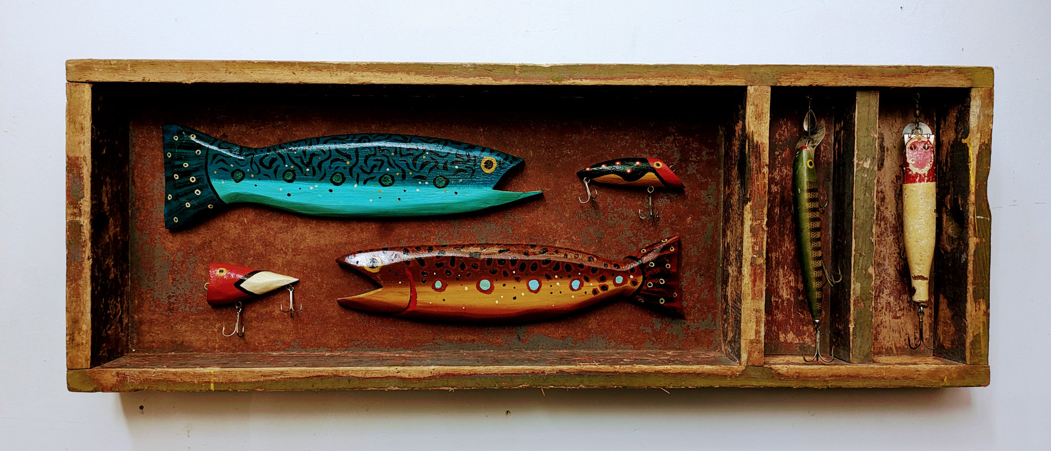 2 Trout With 4 Lures