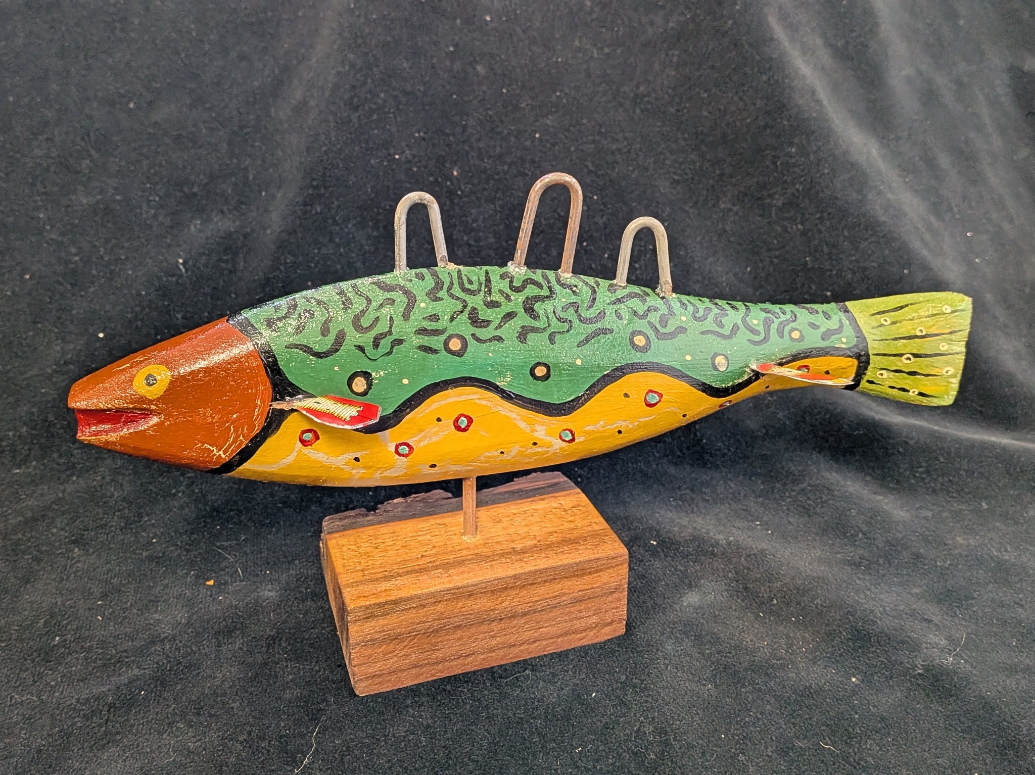 Green Ice Fishing Decoy