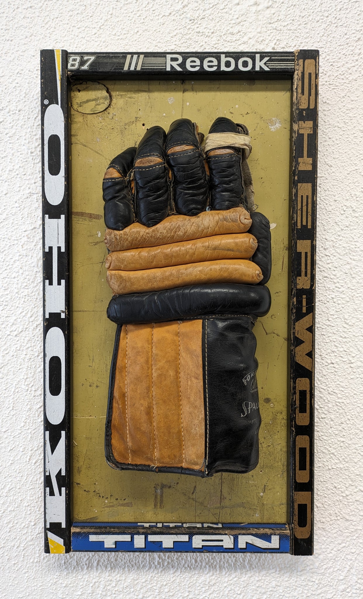Hockey Glove Framed