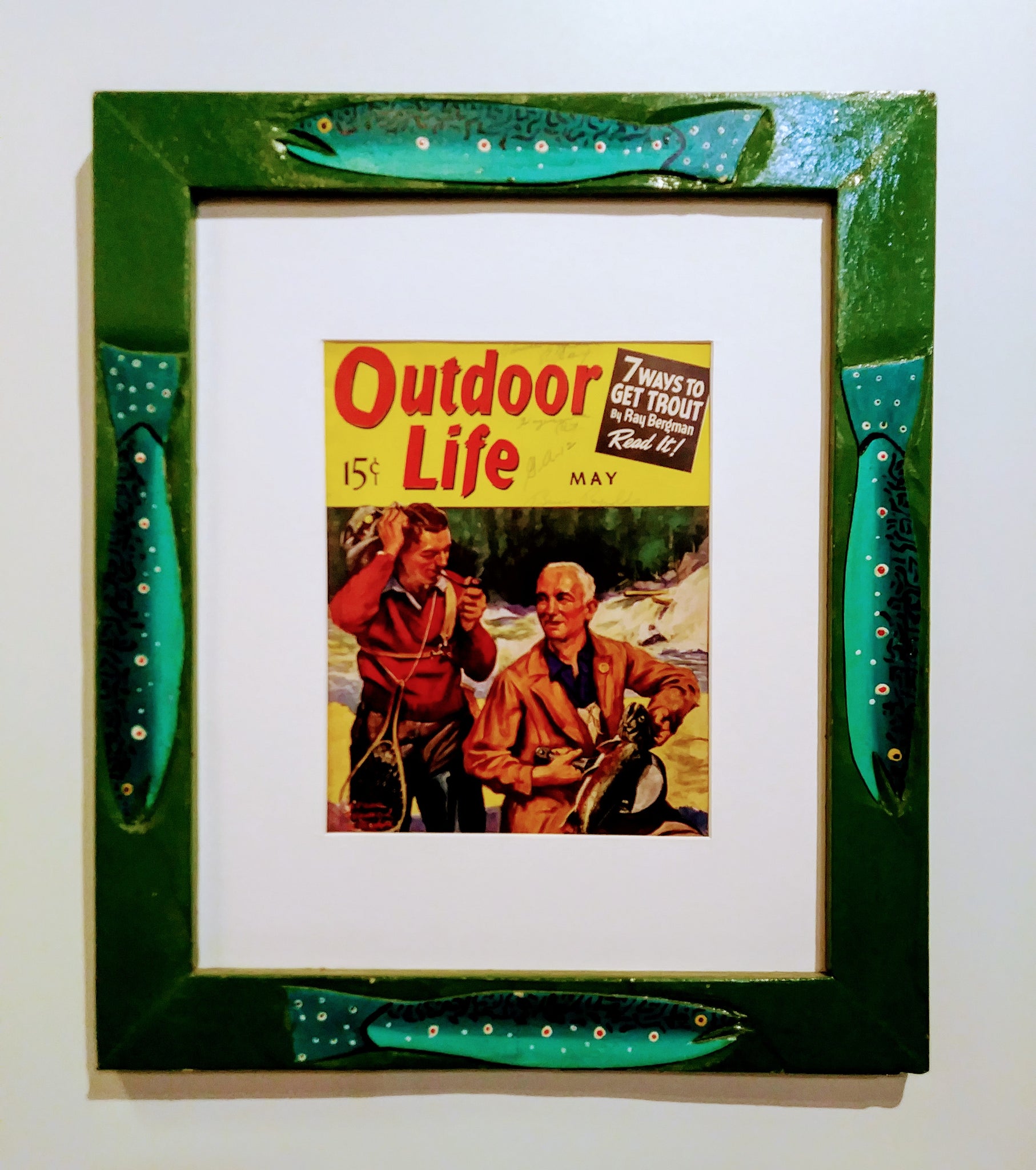 Framed Magazine Cover, Outdoor Life, May 1940