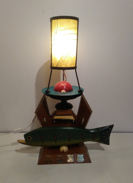 Bass and Bobber Lamp