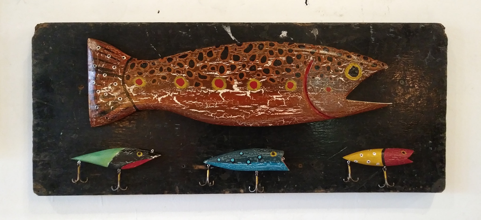 Brown Trout with 3 Lures