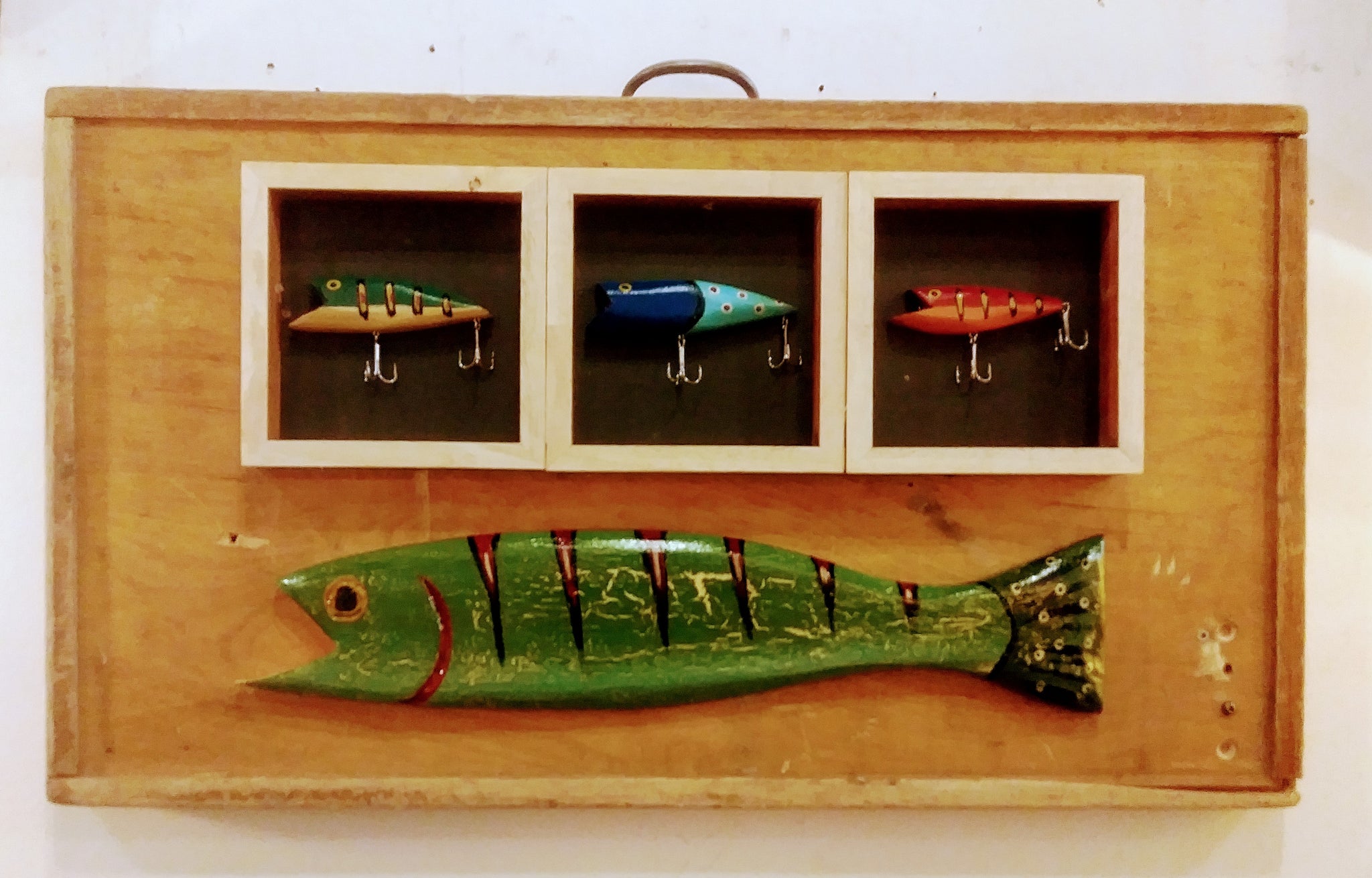 Pickerel With 3 Framed Lures