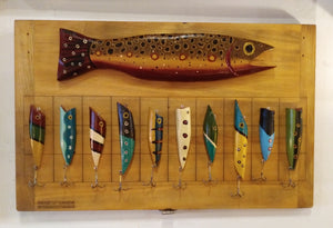 Brown Trout with 10 lures