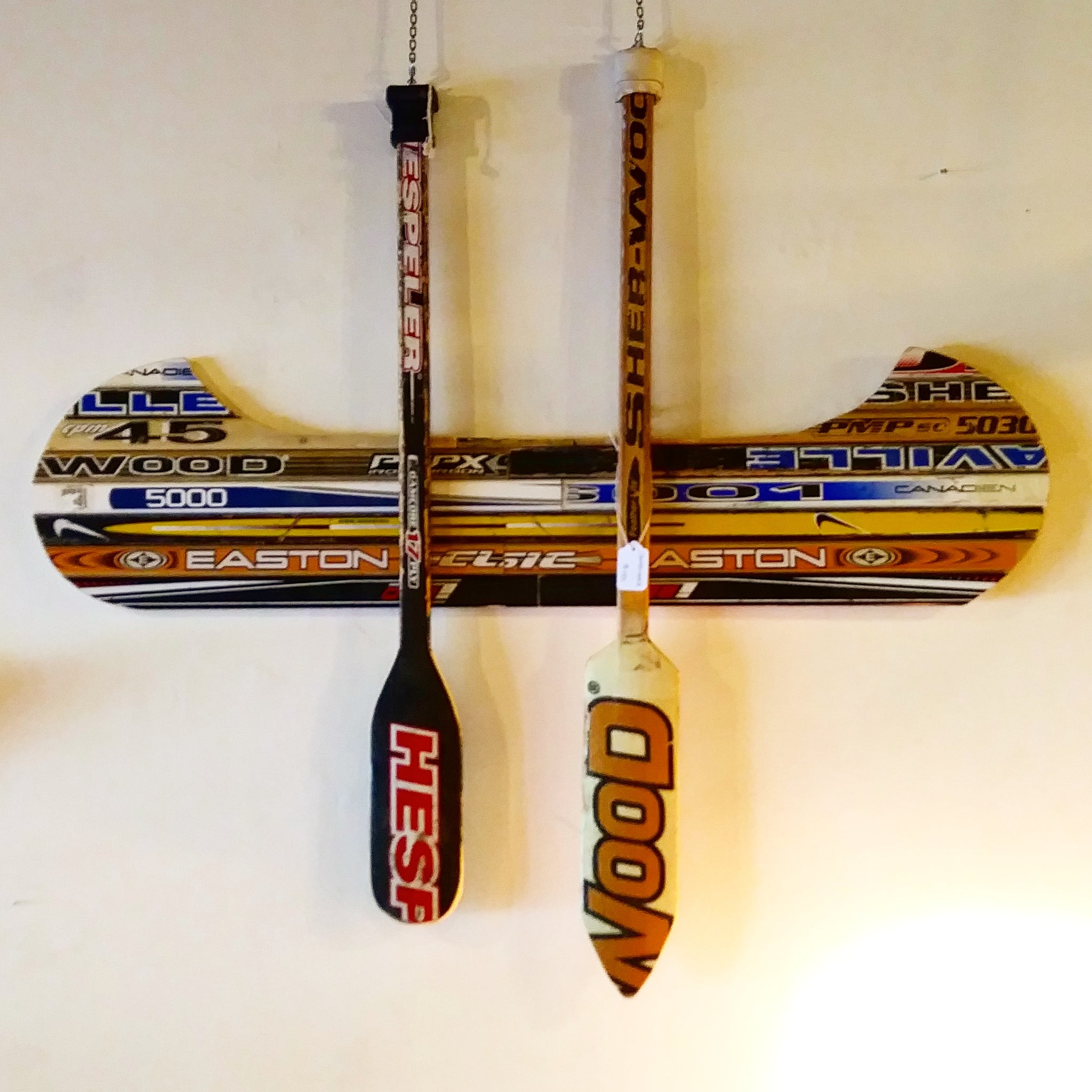 Hockey Stick Canoe and Paddles